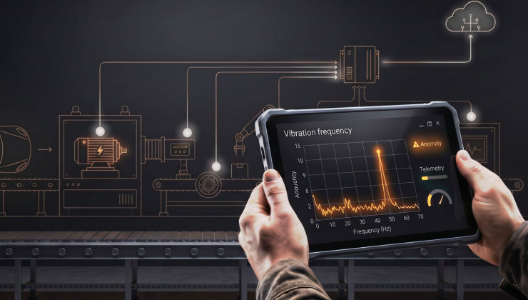 IIoT Predictive Maintenance Sensor for EV Manufacturing